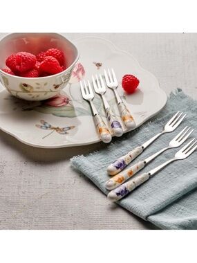 Lenox Butterfly Meadow Cocktail Forks  Set of 6